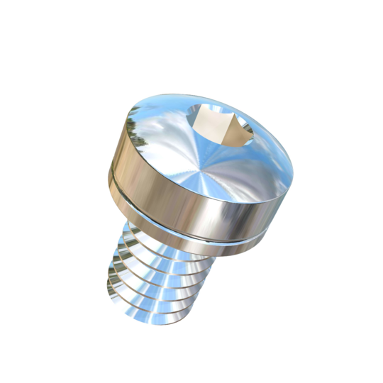 Titanium #8-32 X 1/4 UNC Fillister Head, Socket Drive, Allied Titanium Machine Screw with 3A Threads